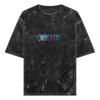 Acid Wash Oversized T-shirt: One Piece “Luffy Gear Punch”