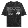 Acid Wash Oversized T-shirt: Hard Line Era