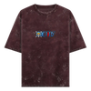 Acid Wash Oversized T-shirt: One Piece “Luffy Gear Punch”