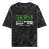 Acid Wash Oversized T-shirt: Thriller Future Core