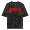 Acid Wash Oversized T-shirt: Cybernetic Generation Acid Washed Oversized T-shirt Finolyn Black XS 