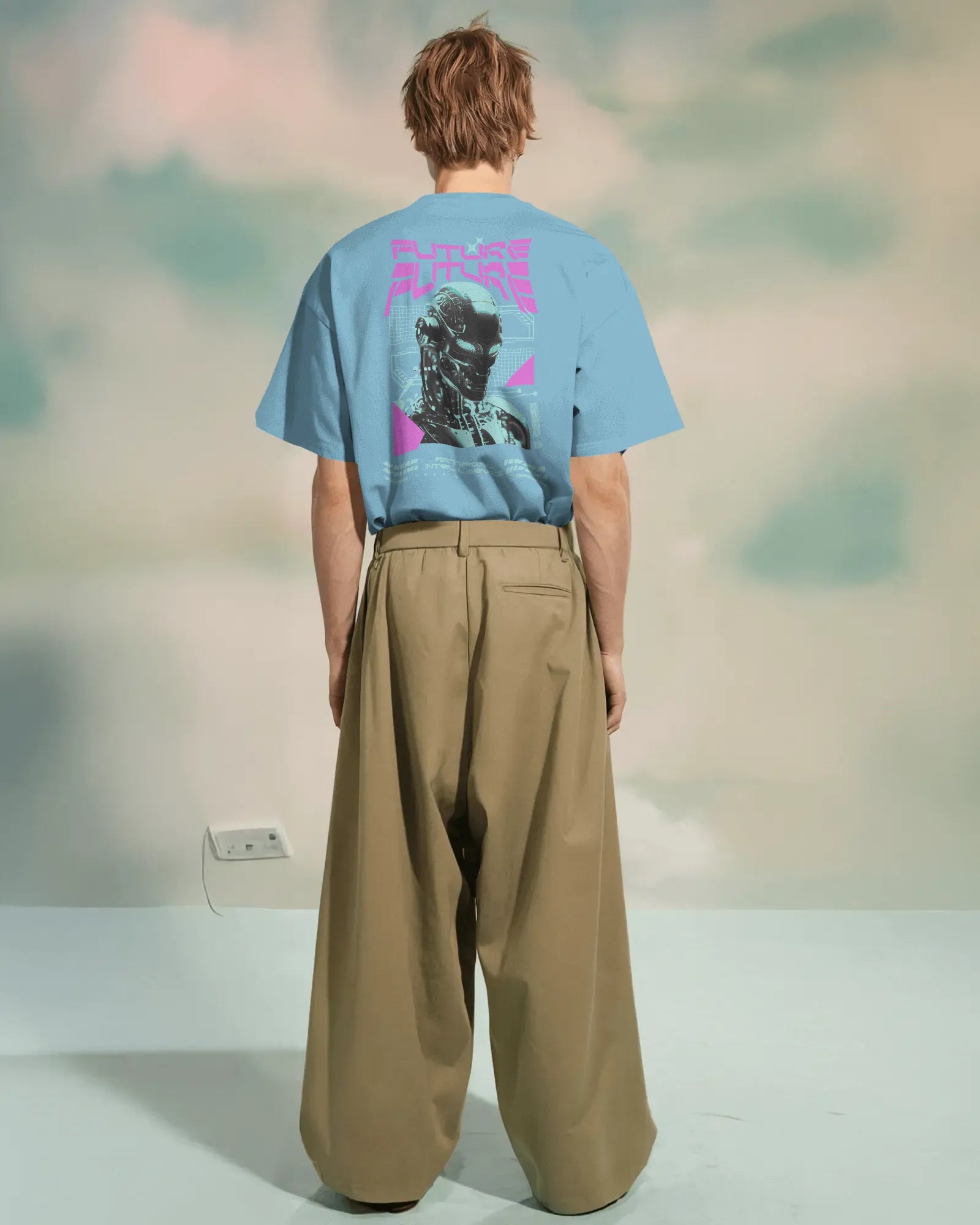 Oversized T-shirt: CyberCore Future