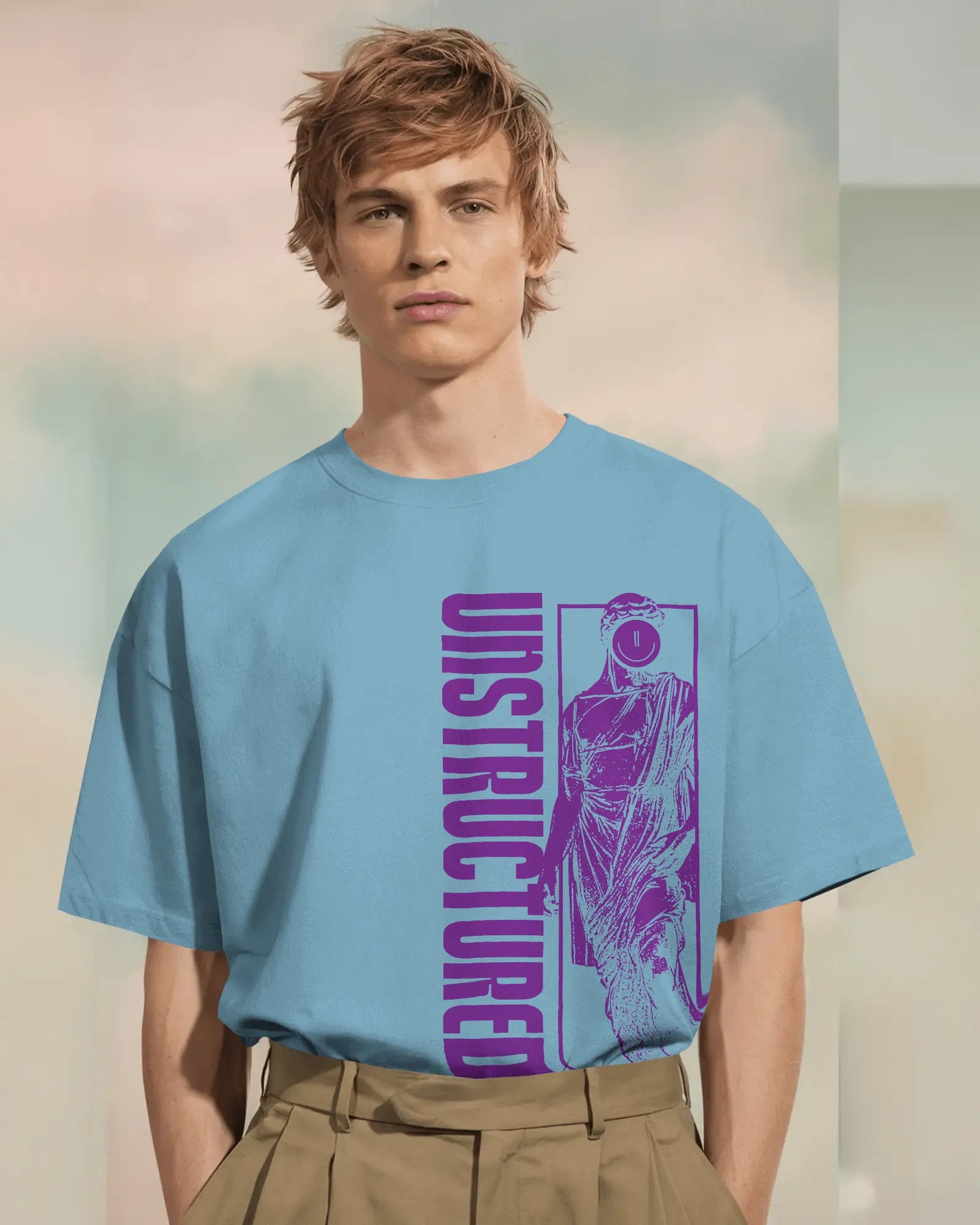 Oversized T-shirt: Unstructured Chaos