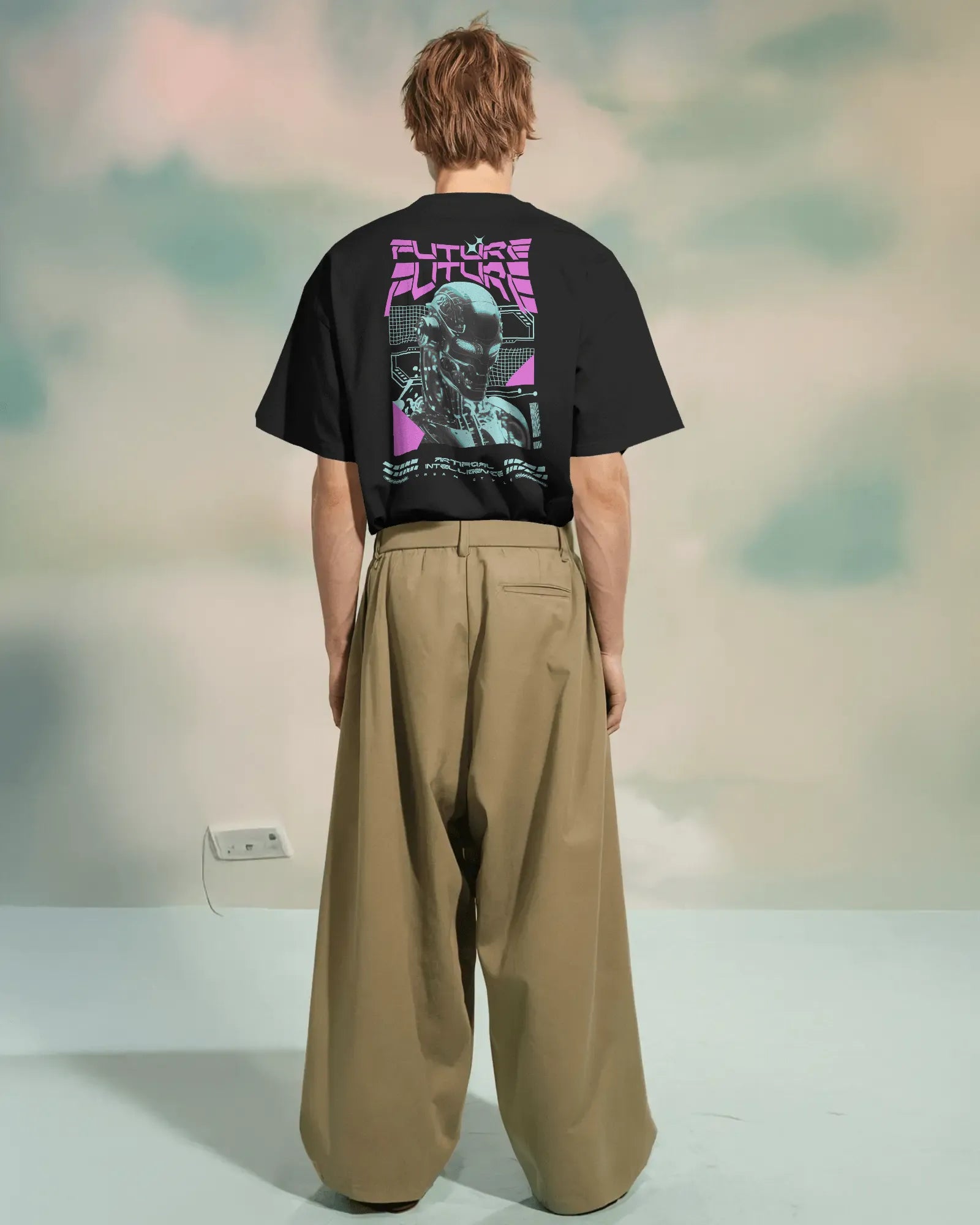 Oversized T-shirt: CyberCore Future