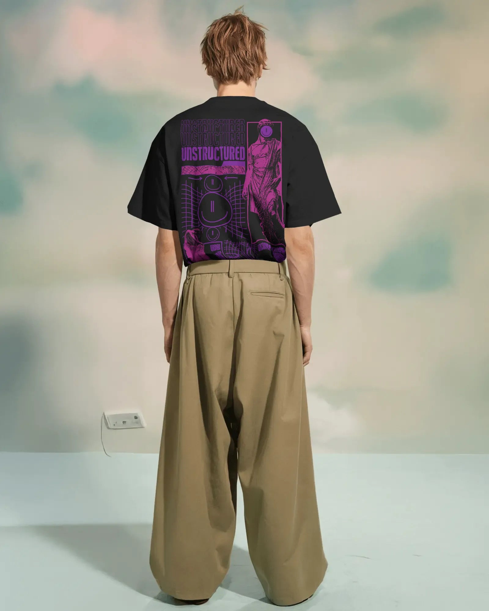 Oversized T-shirt: Unstructured Chaos