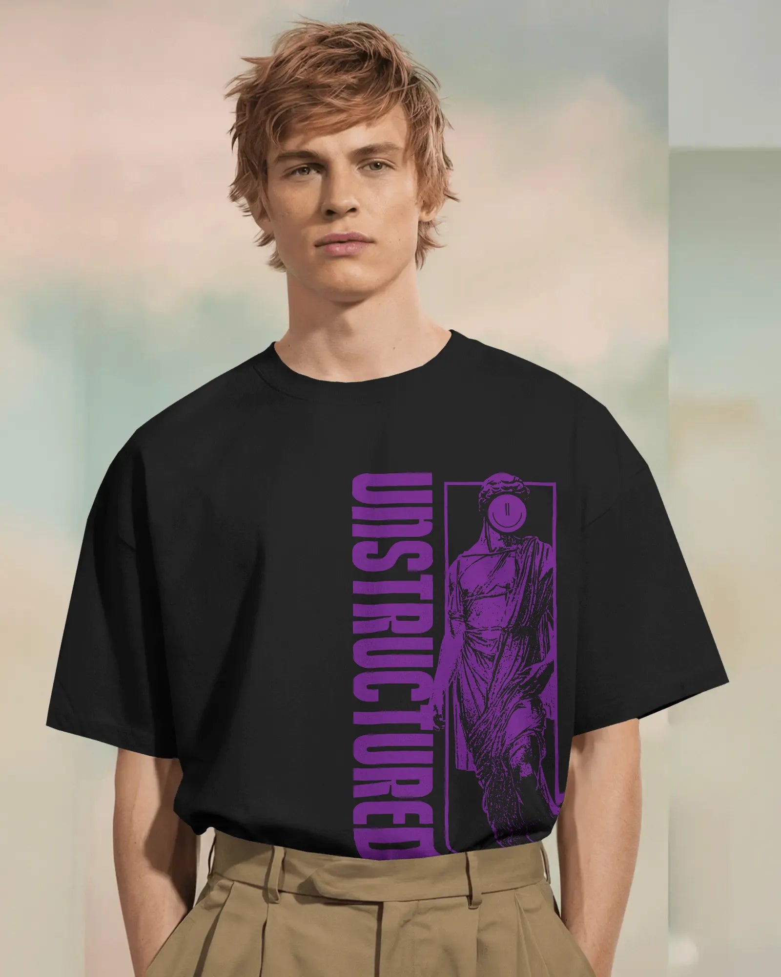 Oversized T-shirt: Unstructured Chaos