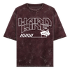 Acid Wash Oversized T-shirt: Hard Line Era