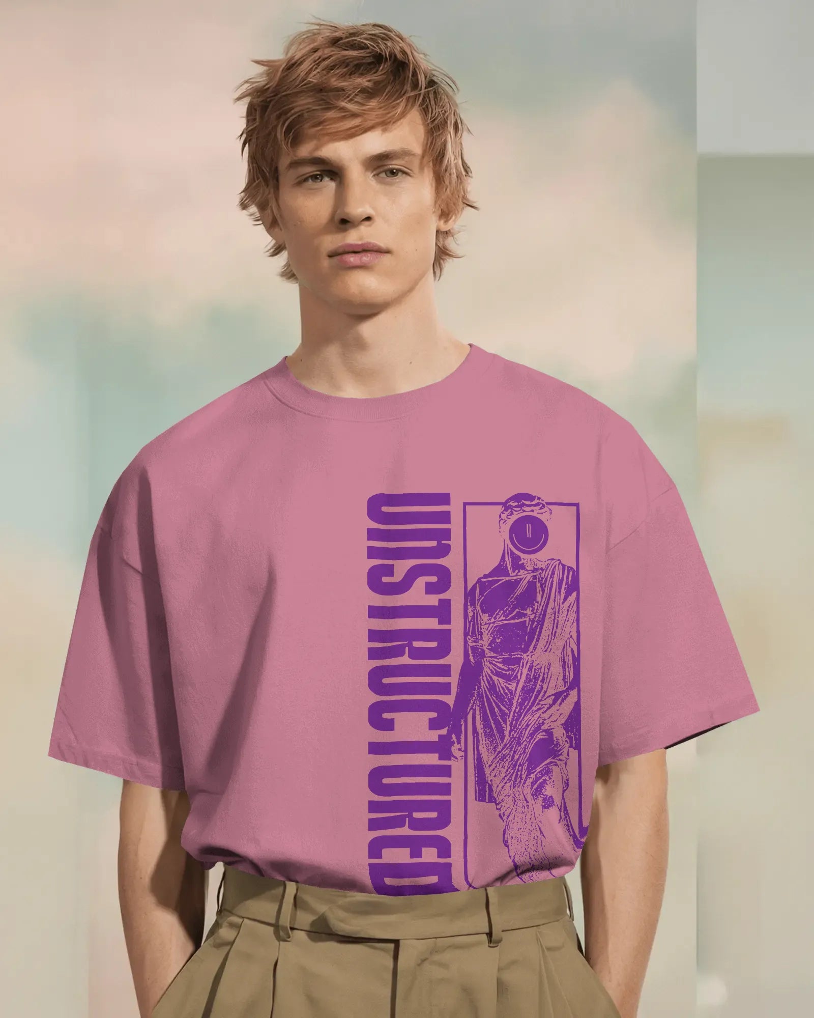 Oversized T-shirt: Unstructured Chaos