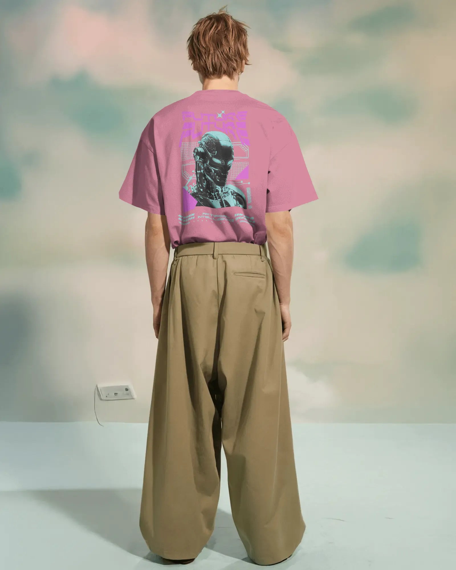 Oversized T-shirt: CyberCore Future