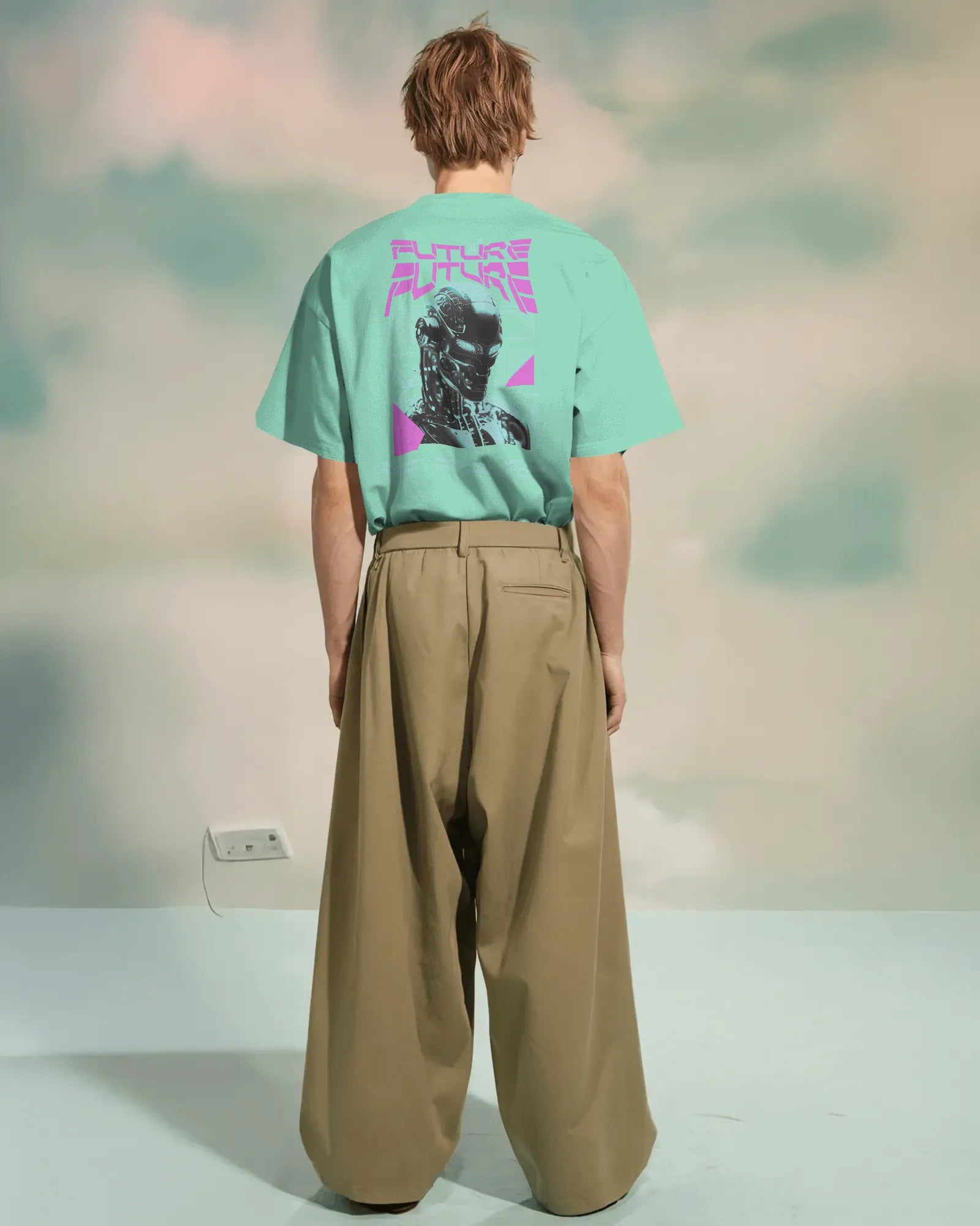 Oversized T-shirt: CyberCore Future