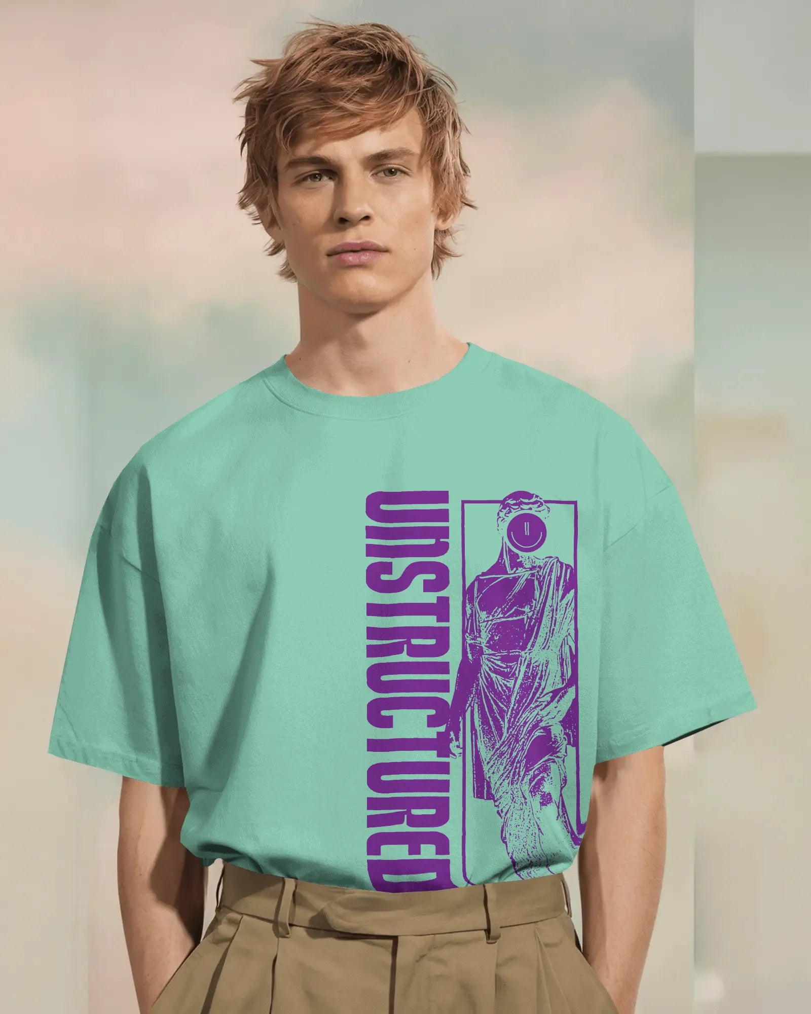 Oversized T-shirt: Unstructured Chaos