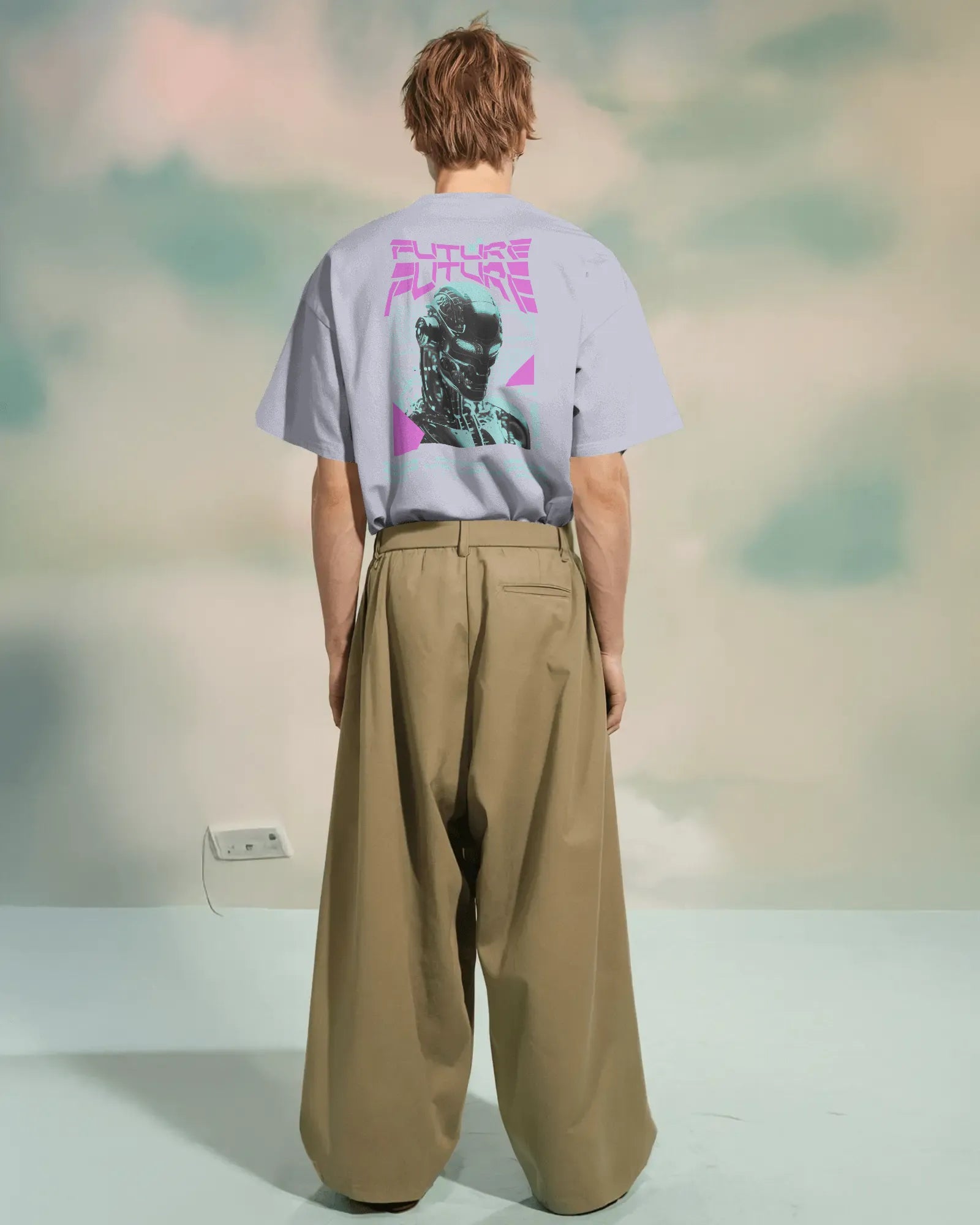 Oversized T-shirt: CyberCore Future