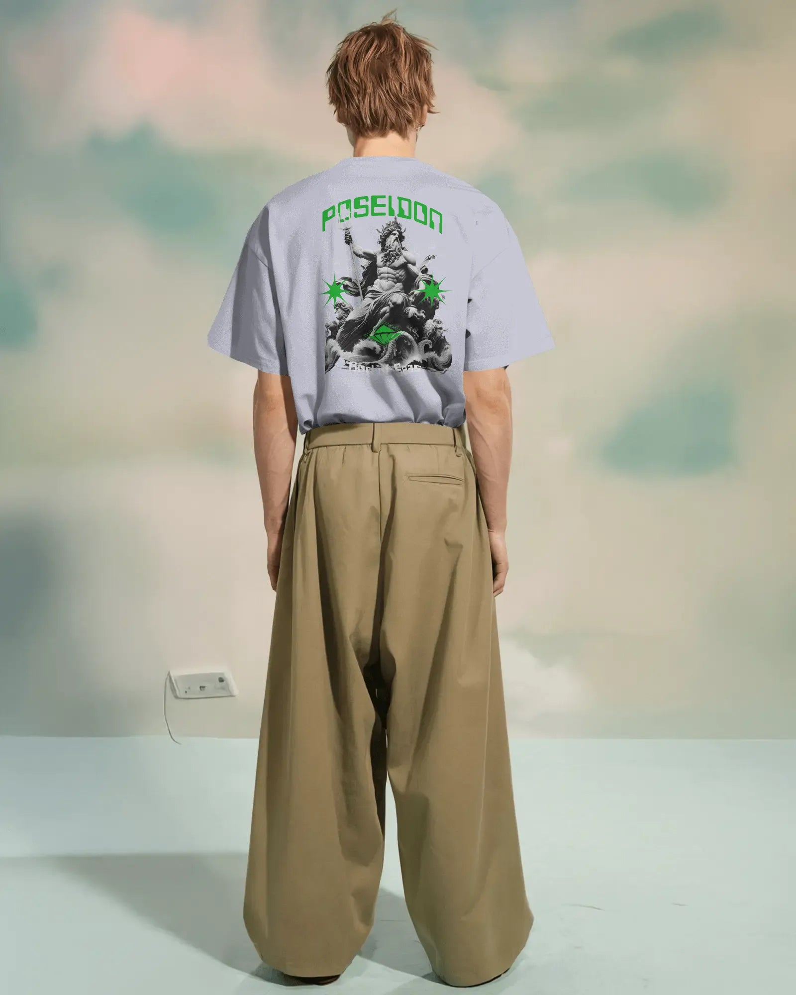 Oversized T-shirt: Poseidon: God of Seas