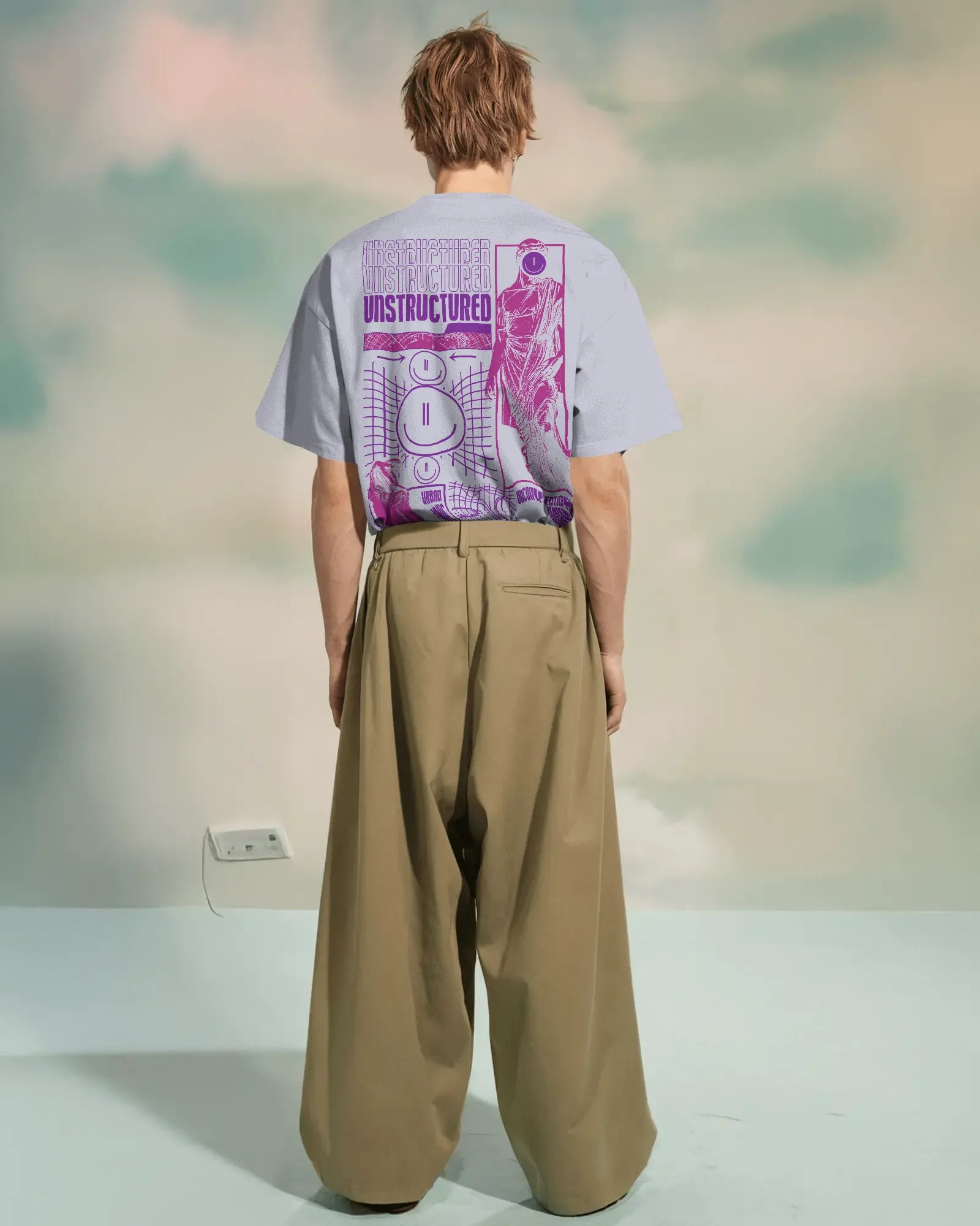 Oversized T-shirt: Unstructured Chaos