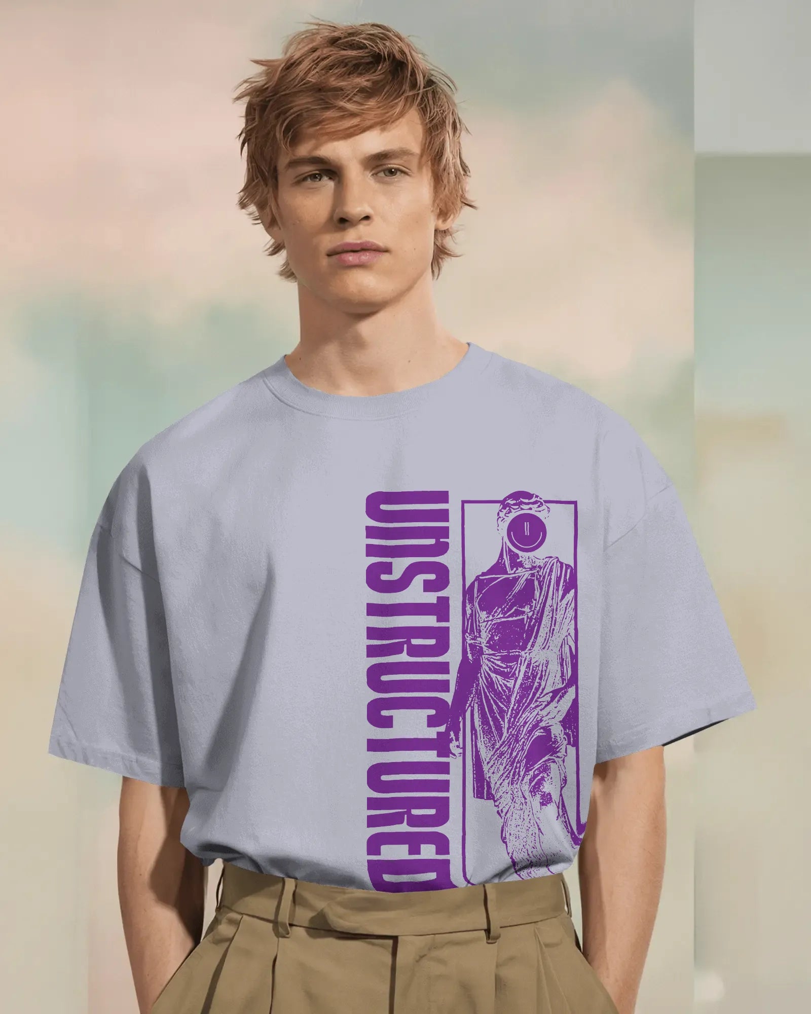 Oversized T-shirt: Unstructured Chaos