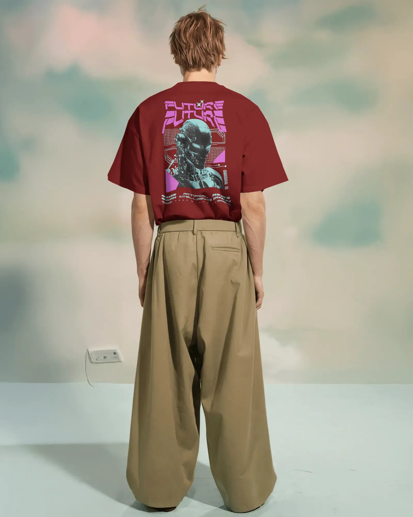 Oversized T-shirt: CyberCore Future