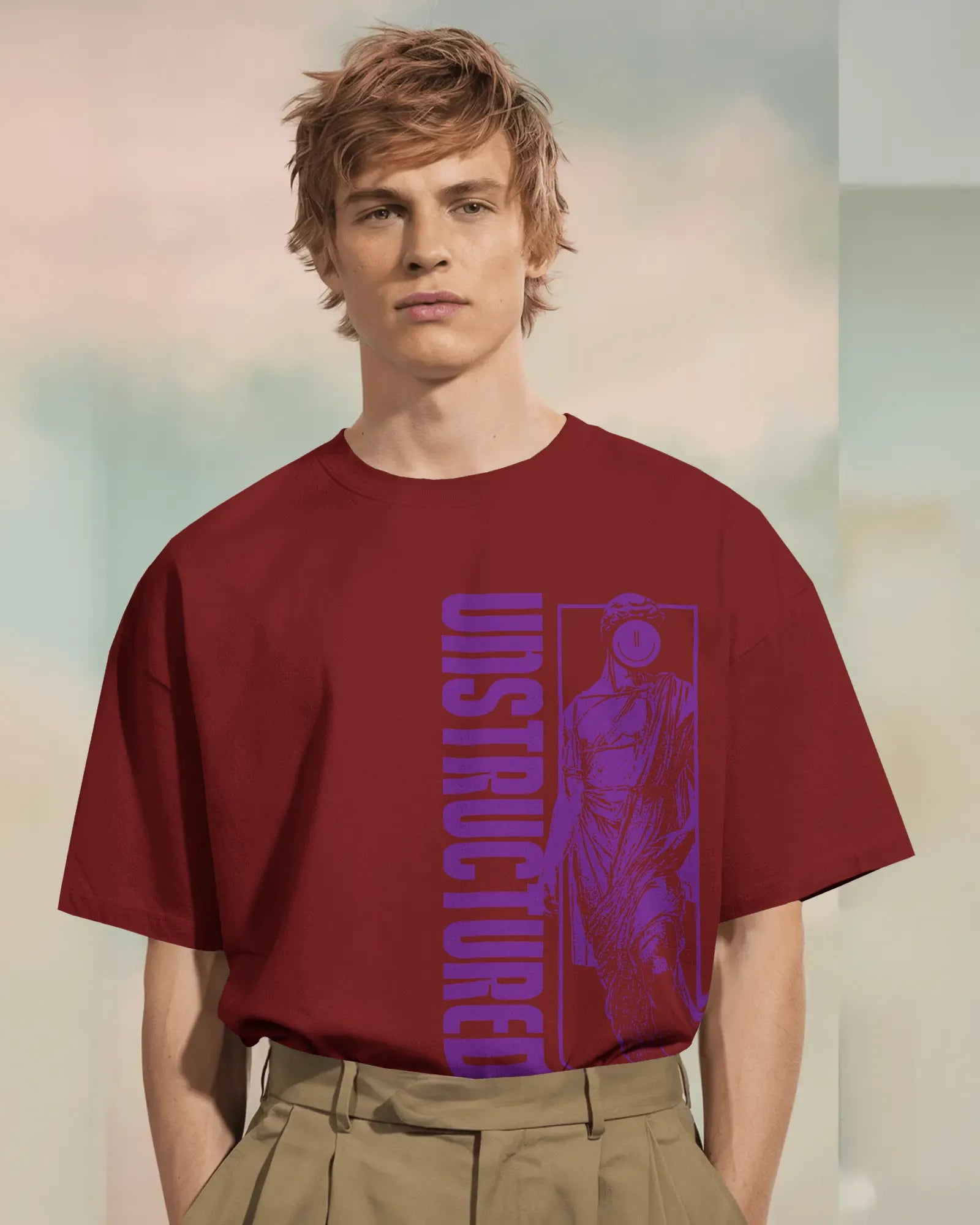Oversized T-shirt: Unstructured Chaos
