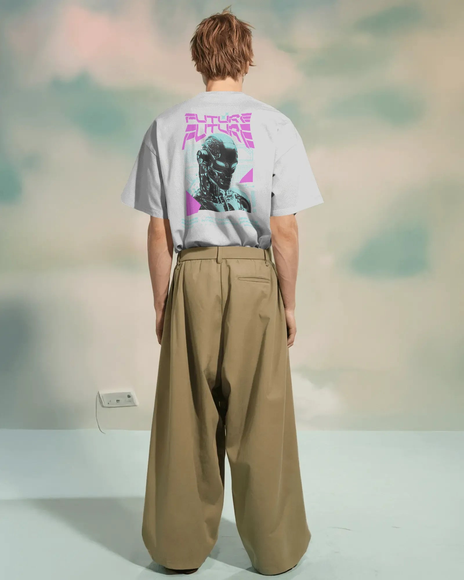 Oversized T-shirt: CyberCore Future