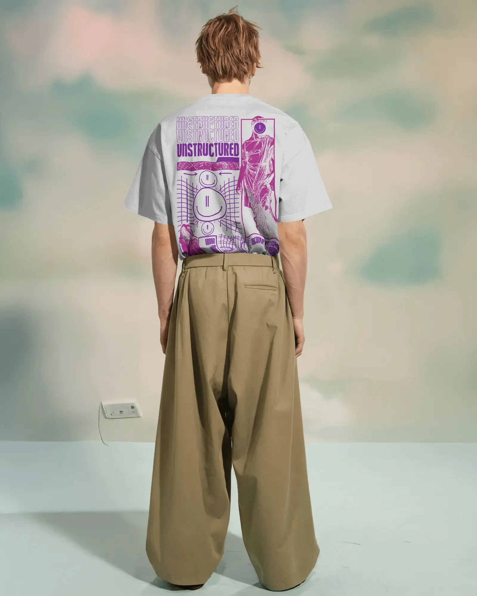 Oversized T-shirt: Unstructured Chaos