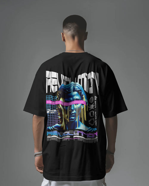 Oversized T-shirt: Auto-Revolt
