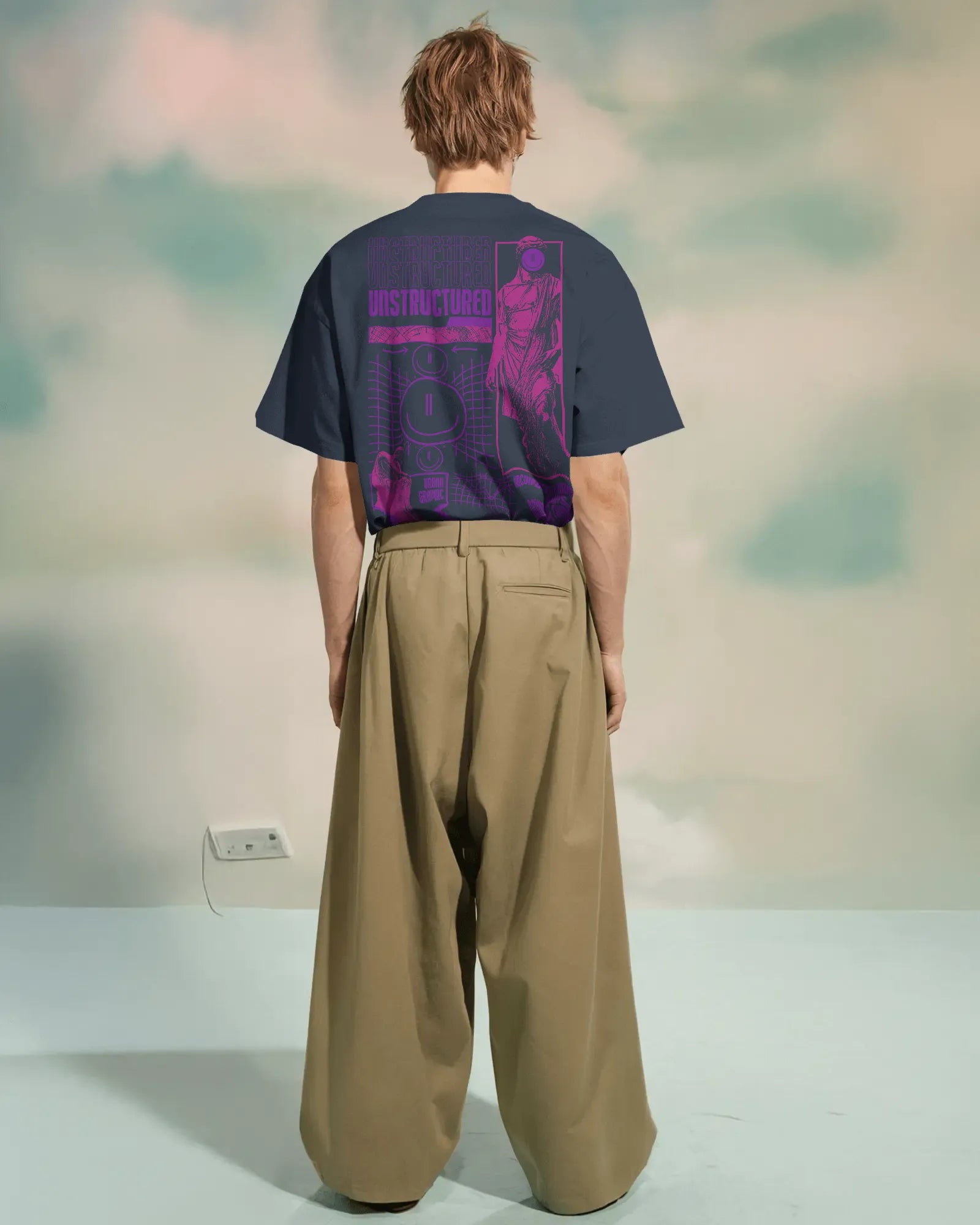 Oversized T-shirt: Unstructured Chaos