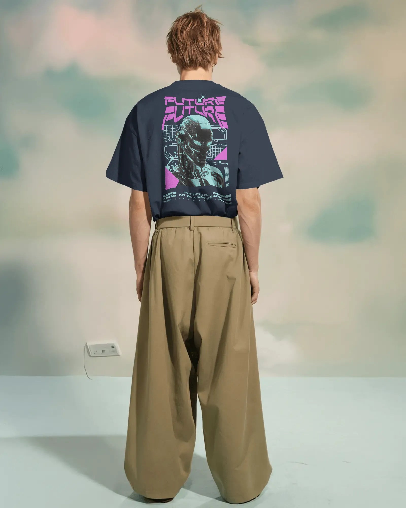 Oversized T-shirt: CyberCore Future