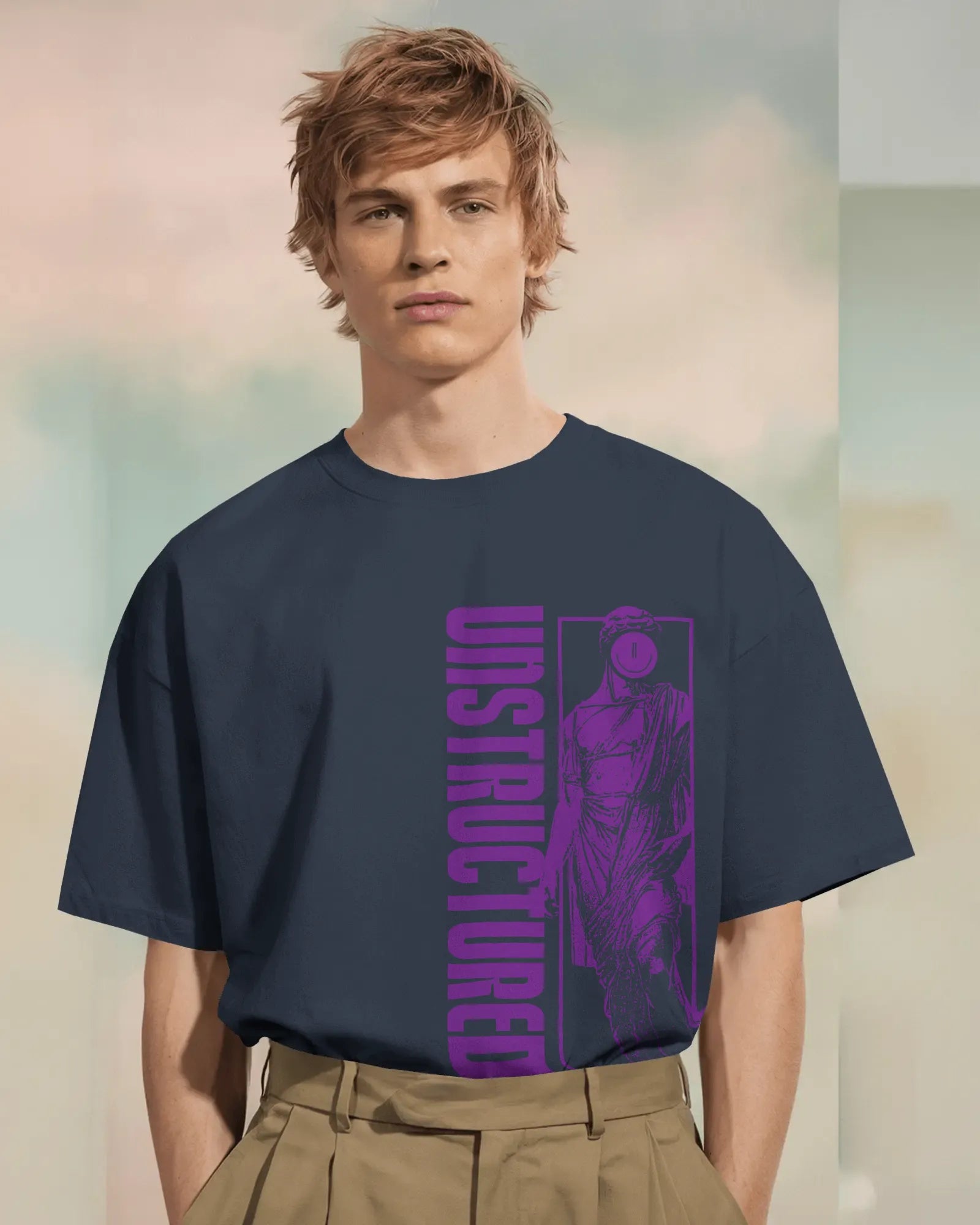Oversized T-shirt: Unstructured Chaos
